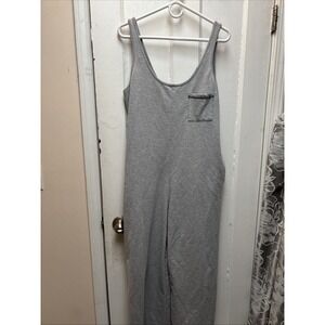 Savage X Fenty Size Med 8-10 Relaxed / Casual Wide  Leg Jumpsuit in Grey.